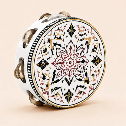 Traditional Arabic Tambourine Drum – For Weddings, Family Gatherings & Cultural Learning (6/8/10 Inch)
