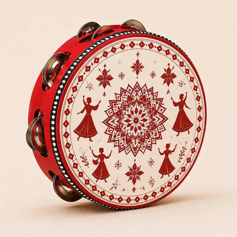 Traditional Arabic Tambourine Drum – For Weddings, Family Gatherings & Cultural Learning (6/8/10 Inch)