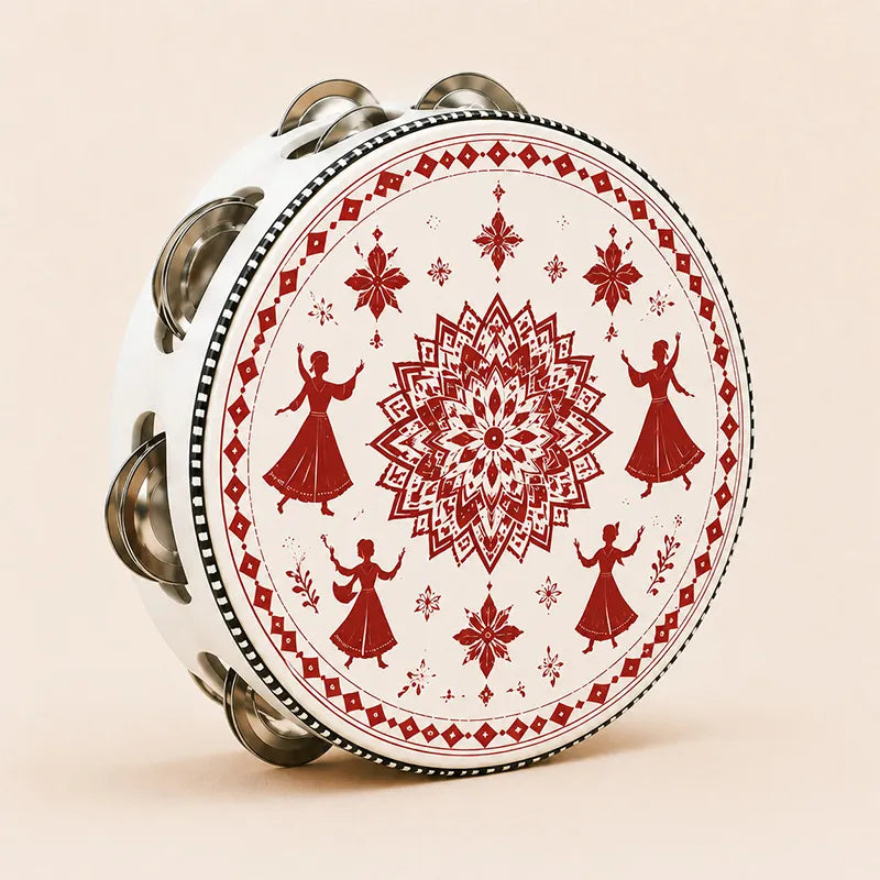 Traditional Arabic Tambourine Drum – For Weddings, Family Gatherings & Cultural Learning (6/8/10 Inch)
