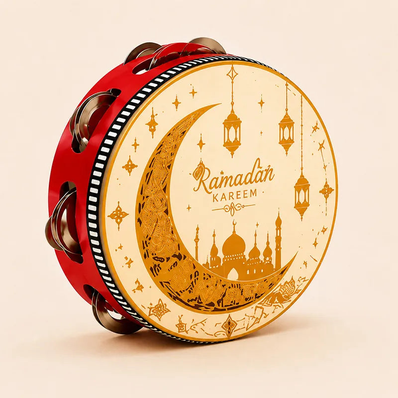 Traditional Arabic Tambourine Drum – For Weddings, Family Gatherings & Cultural Learning (6/8/10 Inch)