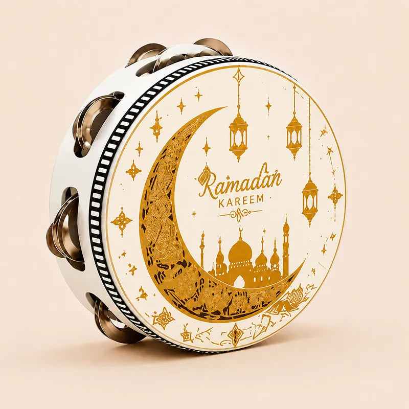 Traditional Arabic Tambourine Drum – For Weddings, Family Gatherings & Cultural Learning (6/8/10 Inch)