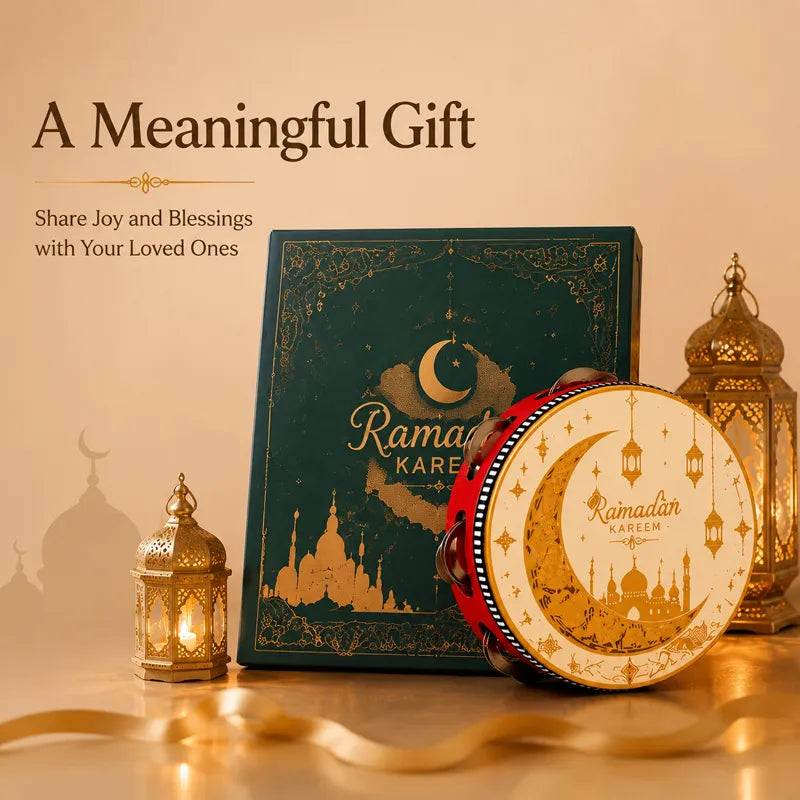 Traditional Arabic Tambourine Drum – For Weddings, Family Gatherings & Cultural Learning (6/8/10 Inch)